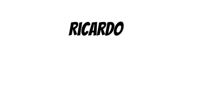 Ricardo's Story