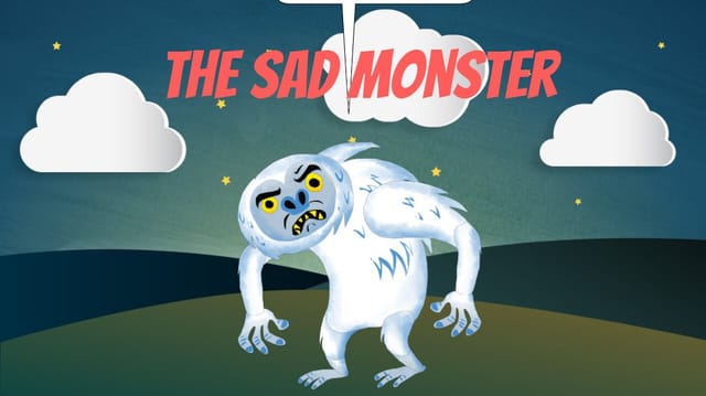 the sad monster