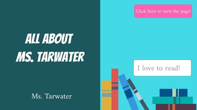 Ms. Tarwater's Story