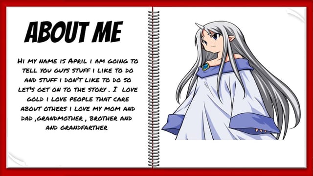 About Me - April