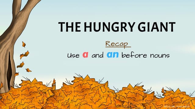 A / An Recap