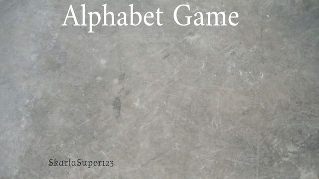 Alphabet Game