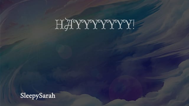 Sleepysarah's Story