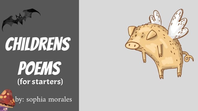 Children's poems for starters