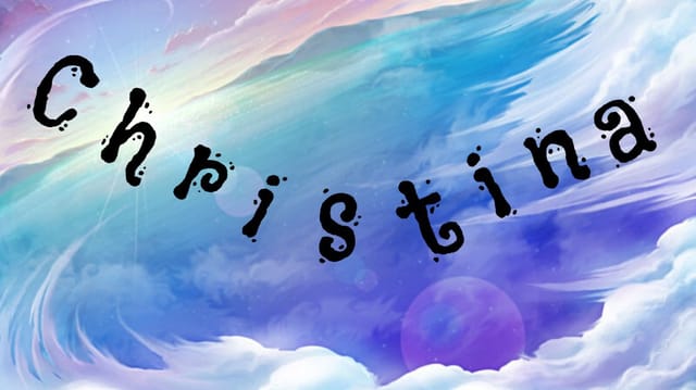 Animate Your Name Christina