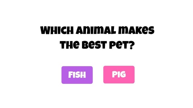 Best Pet Quiz #2