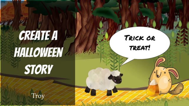 Create a Halloween or adventure story Remix