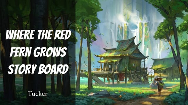 Where the red fern grows story board