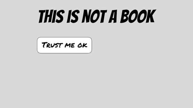 This is not a book?