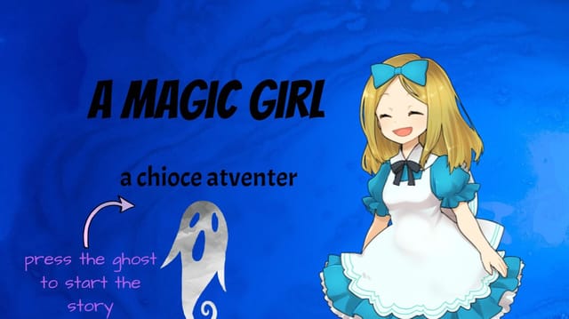 A magic girl