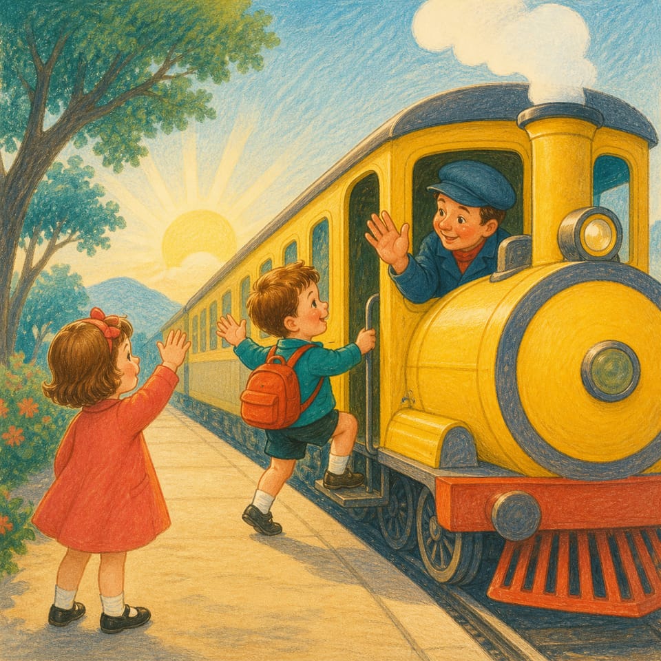 Bonjour chanté dans le train