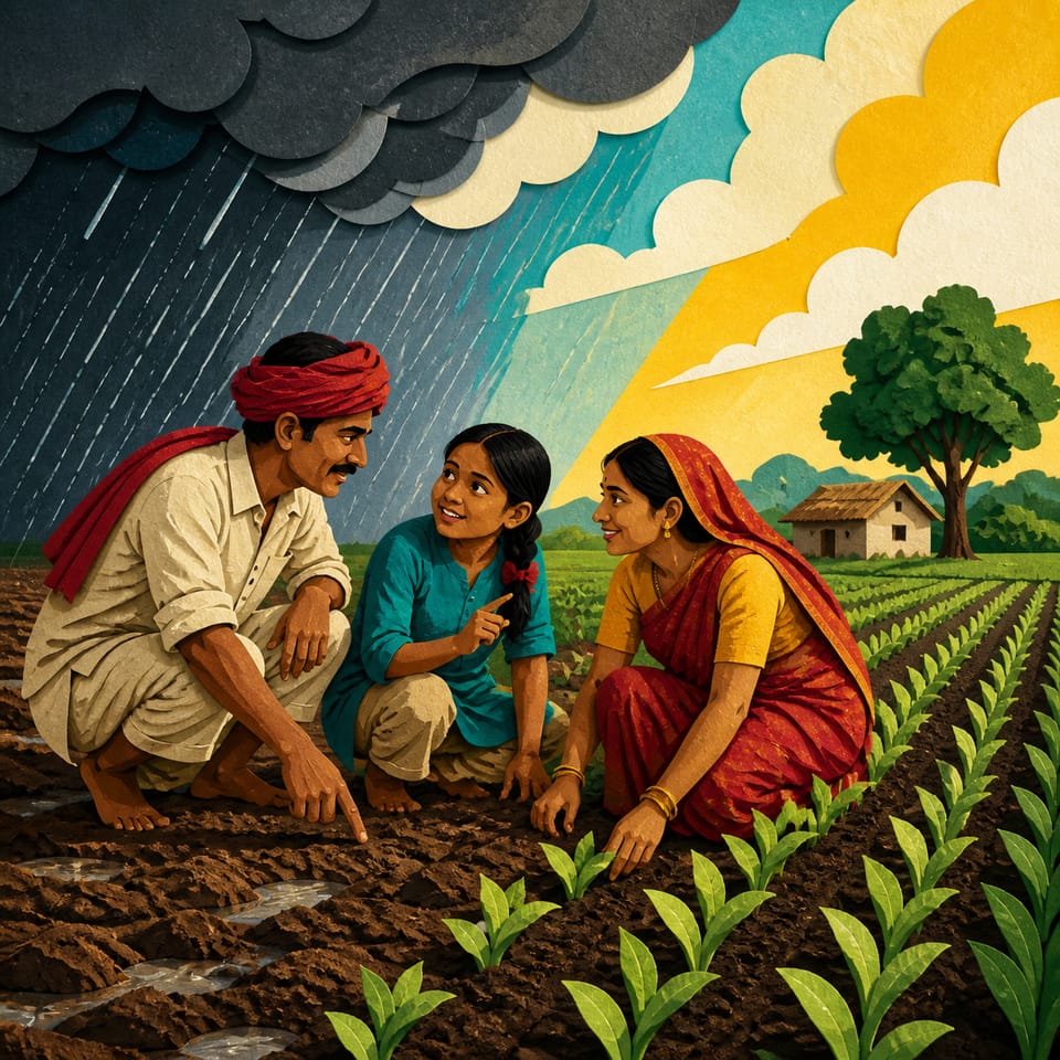 A farmer's planting decision during the monsoon